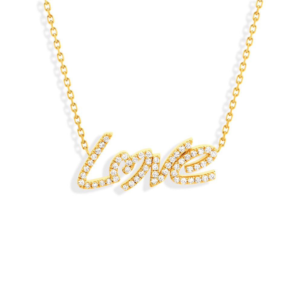 Collier CRUSH LOVE pavé diamants