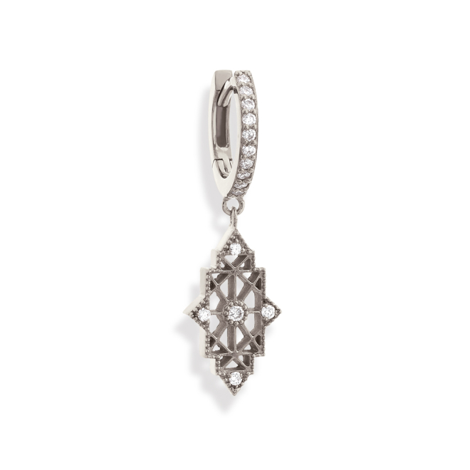 Boucle d'oreille NOUR diamants