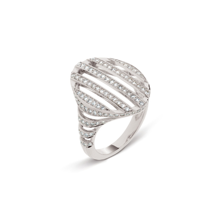 Bague CUT OVALE diamants